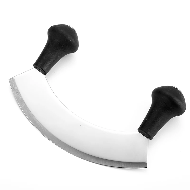 Нож из нержавеющей стали с односторонним лезвием для приготовления пищи с ручкой из полипропилена