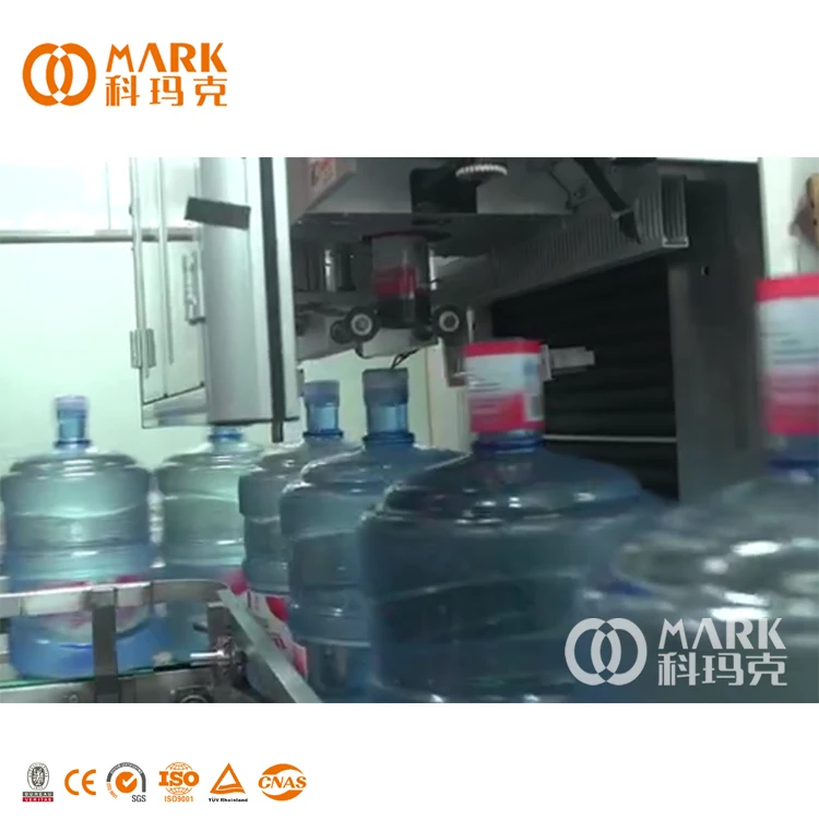 18L 19L 20L Big Barreled Mineral Pure Water 5 Gallon Water Bottle Cleaning Filling Machine