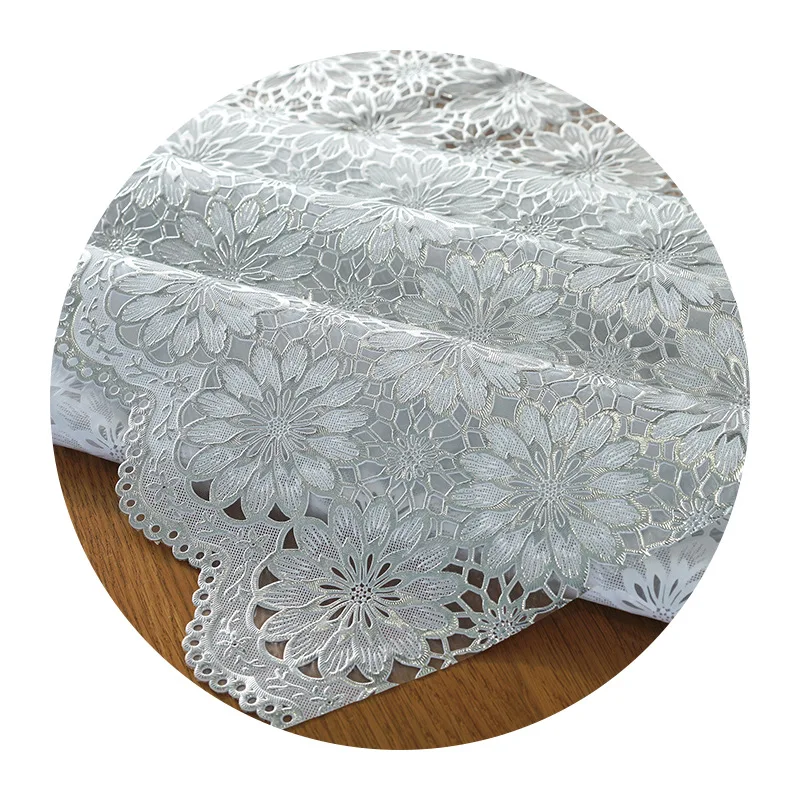 New Style Customized gold  fancy  hand crochet   tablecloths
