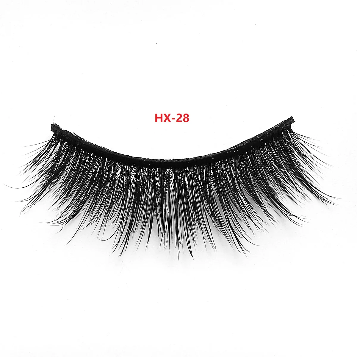 
Missom Thick Band Faux Mink Lashes Packs Wholesale 5D Costum Human Hair Short Strip Mink Lashes 