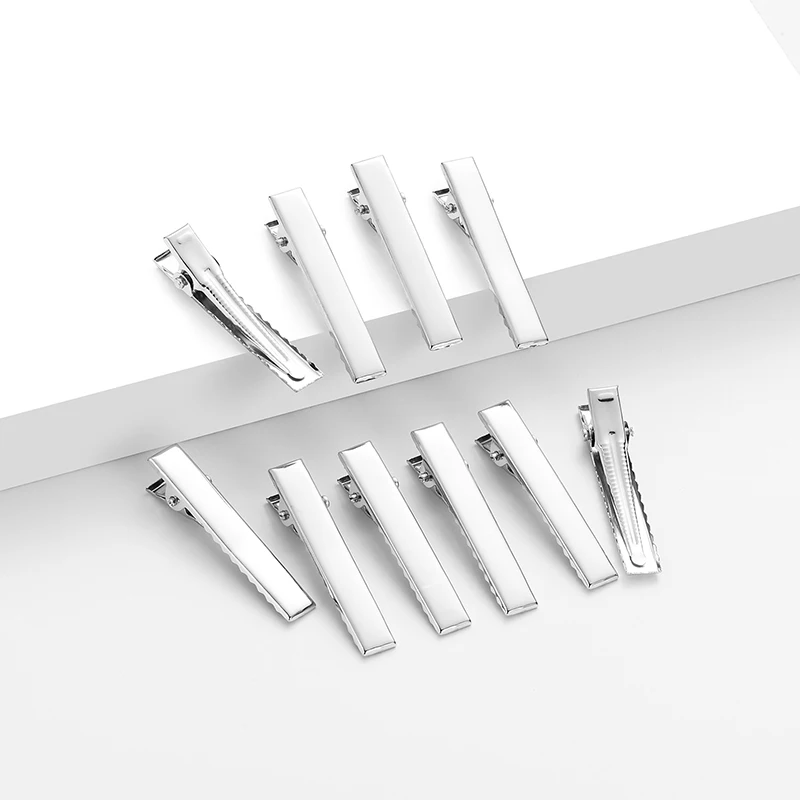 Daili Wholesale Flat Alligator Hair Clips 4.6CM Metal Fashion Hair Accessories for DIY