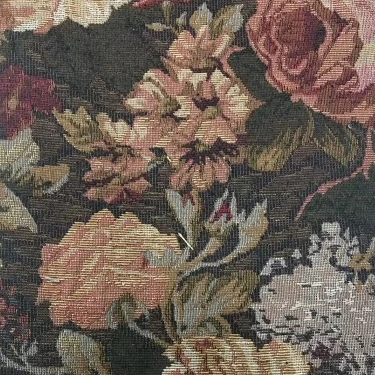 Large factories make high quality floral jacquard fabric satin jacquard dress fabric