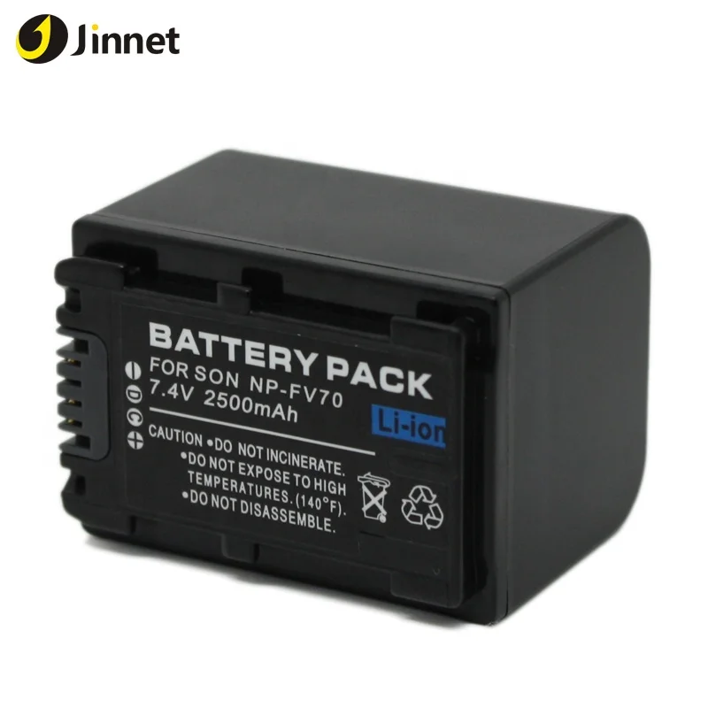 Jinnet высокой емкости камеры видеокамера Замена батареи для So ny NP-FH70 HDR-XR520V HDR-XR500V HDR-XR100 HDR-TG5V HDR-UX5