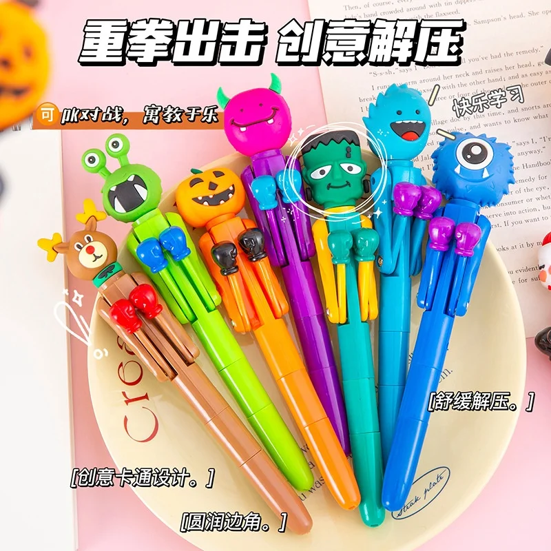 Novelty creative decompression toys gifts funny kids boxing ballpoint pen