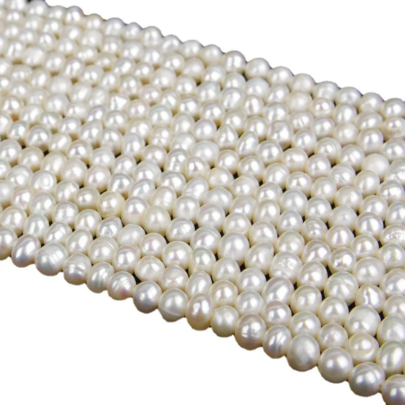 Wholesale Natural 2mm~11mm Round Fresh Water Pearl 3A Quality Pearl White Purple Pink Beads For Earring Making