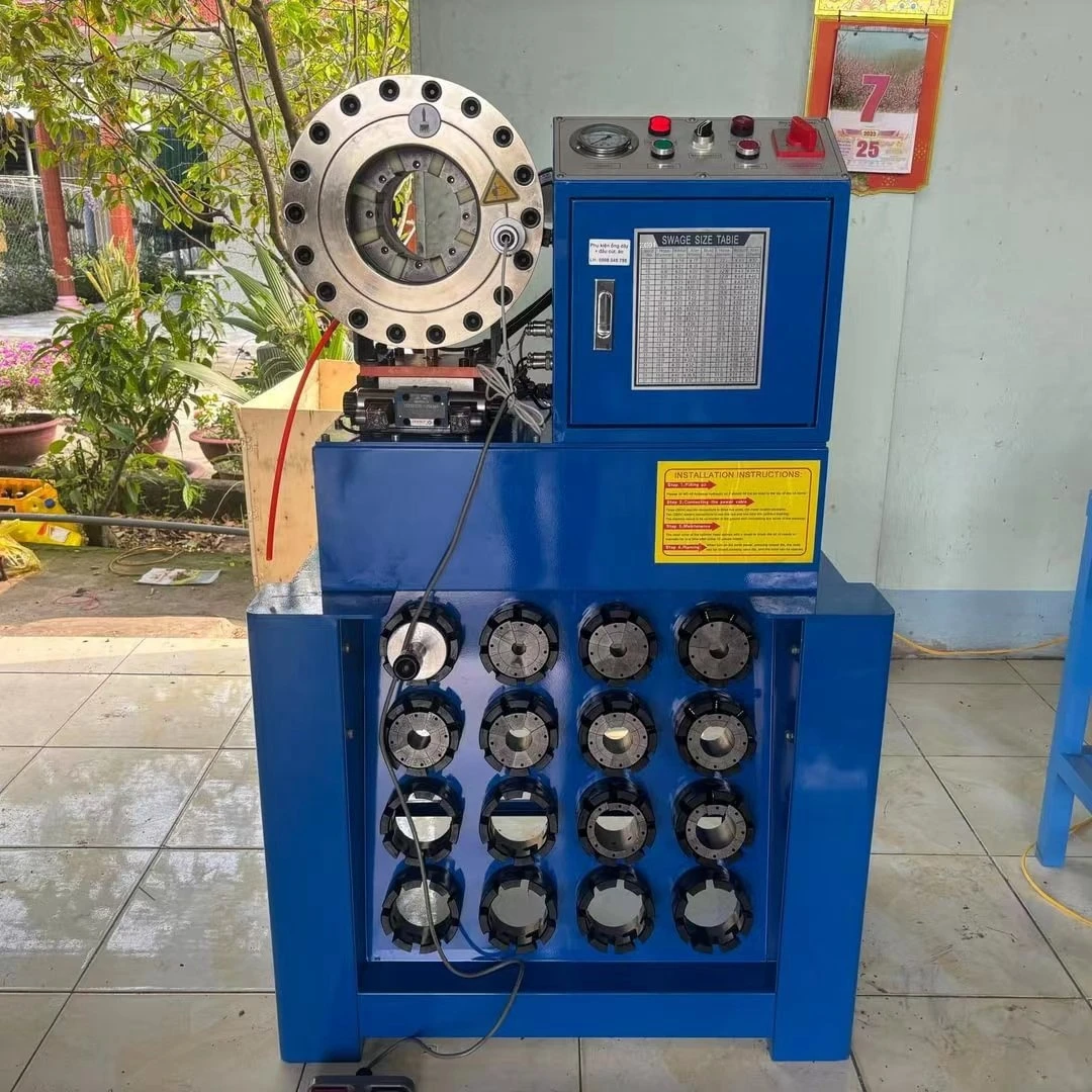 Factory 2inch Finn power Cheap Hose Crimping Machine for Sale for Hydraulic Rubber Hose Press Machine