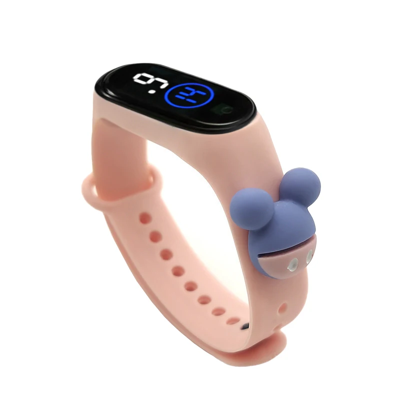 2023 New Motion Sports Watch For Women Electronic LED Digital Wristwatch Fashion Casual Simple Silicone Touch Waterproof Clock