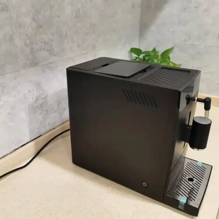 Household Automatic Smart Italian 19 bar Powerful Espresso Coffee Bean to Cup Stainless Steel Touch Automatic Coffee Machine