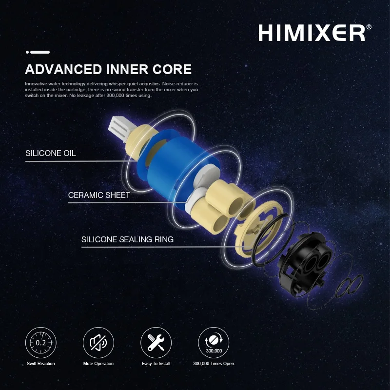 HIMIXER small MOQ CUPC single handle toilet faucet wall mounted brass basin faucets