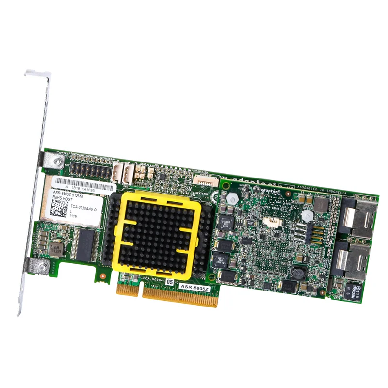 Adaptec ASR-5805Z 512MB PCI-E X8 SAS/SATA 3GB/S RAID Controller Card 2266900-R
