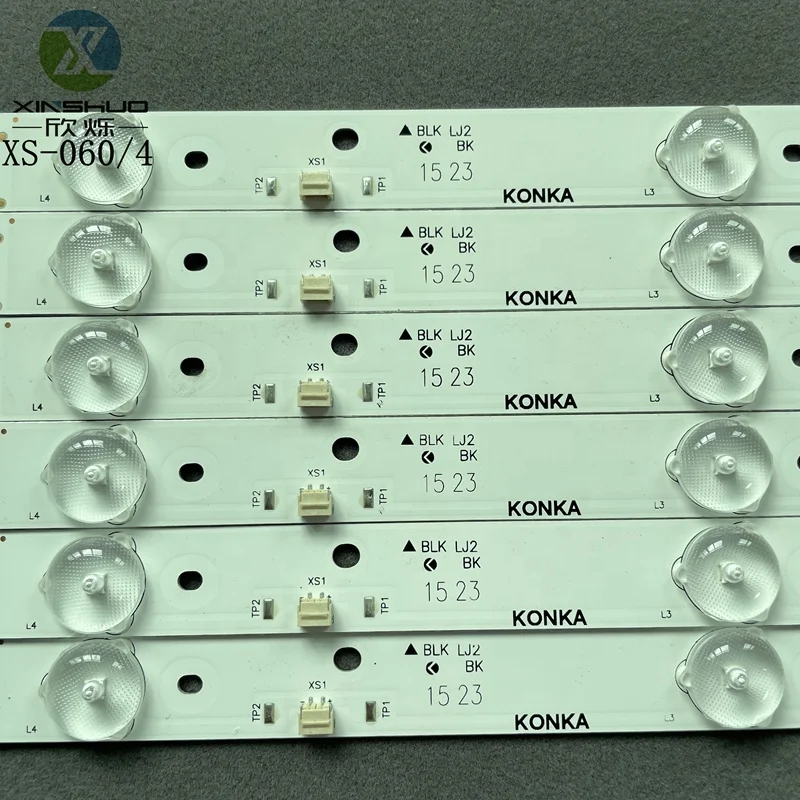 Manufacturer 40 inch 4LED 3V Backlight LED for KONKA 40S2550EV 40L2400 40L5400 40L1500 LCD TV Parts Tiras De LEDs 336MM