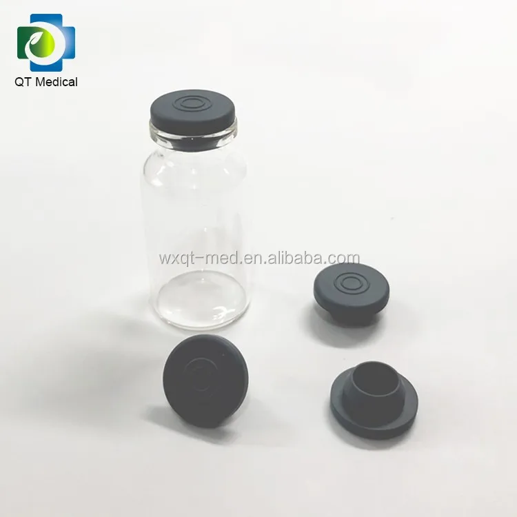 13mm 15mm 20mm grey rubber butyl stopper for medical glass vials