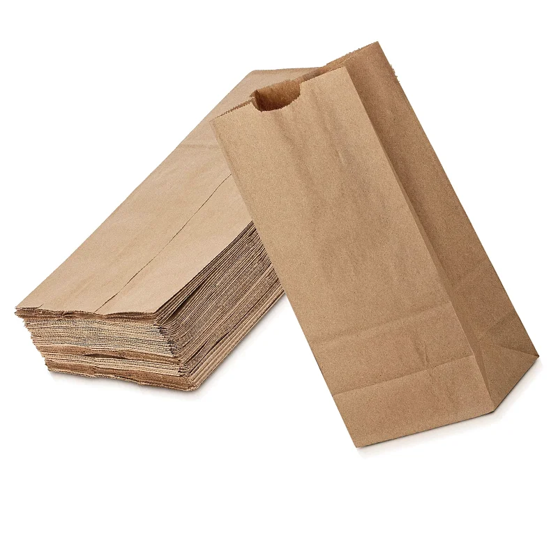 Eco Friendly Biodegradable  Stand Up Pouches Food Packaging Paper Bags