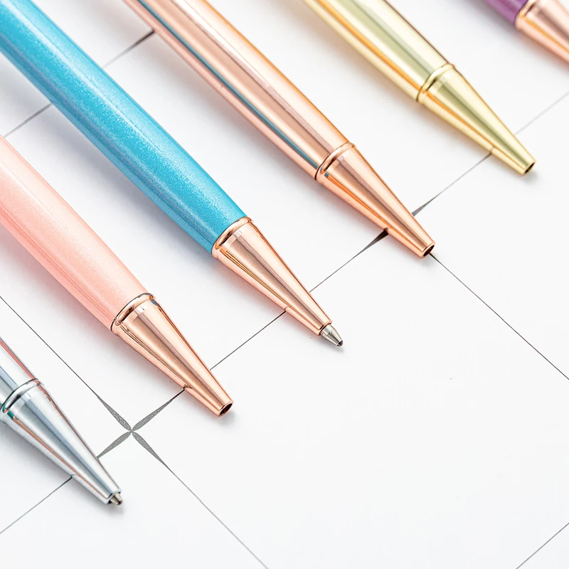 Personalized Promotional Big Diamond Crystal Metal Ballpoint Pen for Retail Gift