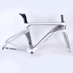 Тропикс Милан углеродное волокно дорожный велосипед супер легкая рама