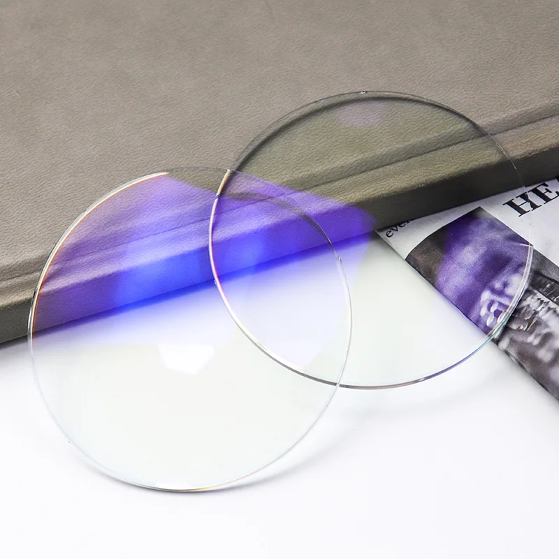 1 56 HMC UV420 синяя вырезка для глаз оптические линзы одновидных очков Fotocromatico