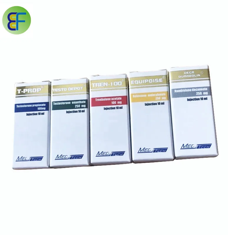 Custom printed waterproof  Medicine Pharmaceutical packaging 10ml steroi vial labels and boxes