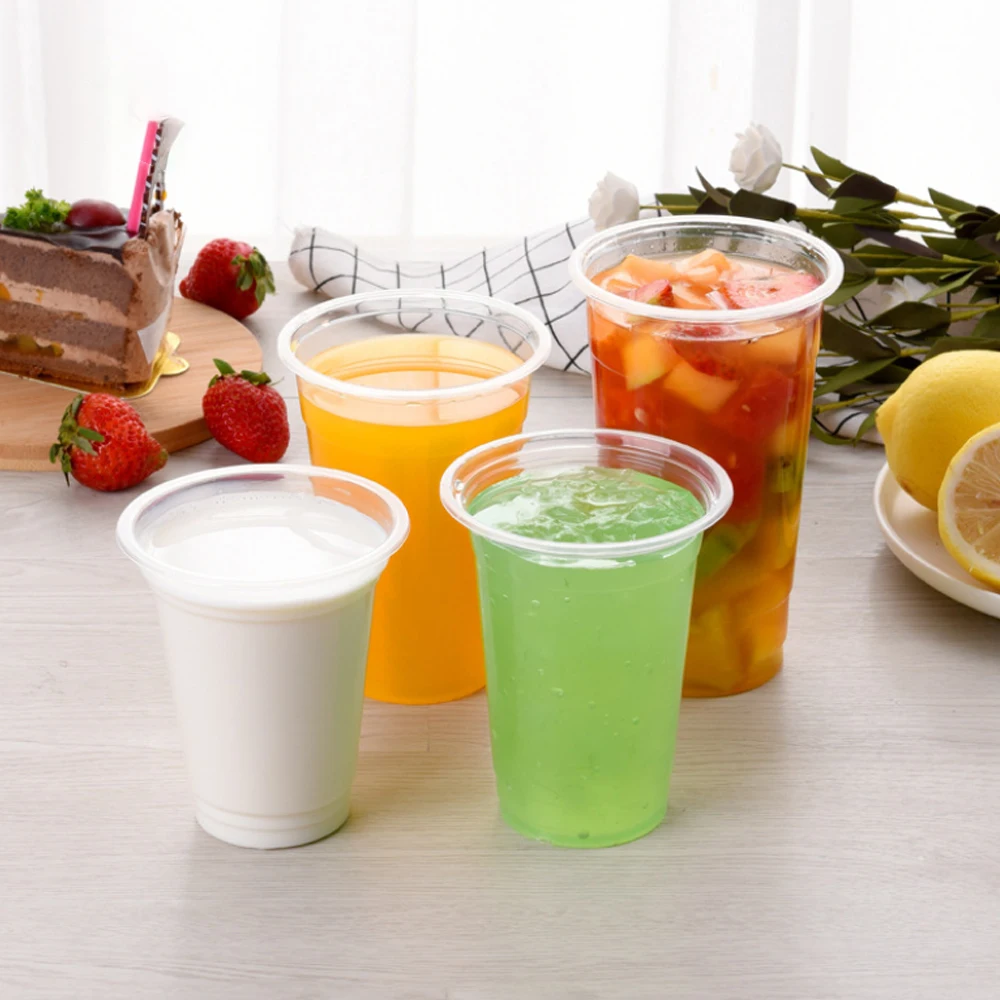 Custom compostable clear disposable plastic 100% biodegradable pp cup