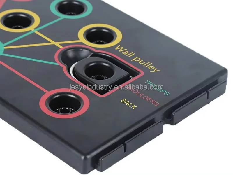 Push Up Board with Resistance Bands Body Building Muscles Training Equipment Gym Fitness Exercise Multifunctional Push Up Board