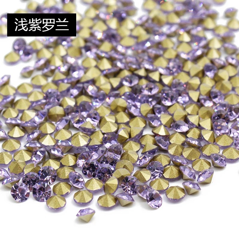 1440pcs Bulk Package Ss3-ss20 Wholesale Flatback Crystal Non Hotfix Rhinestones Strass For Nail Art Decorate