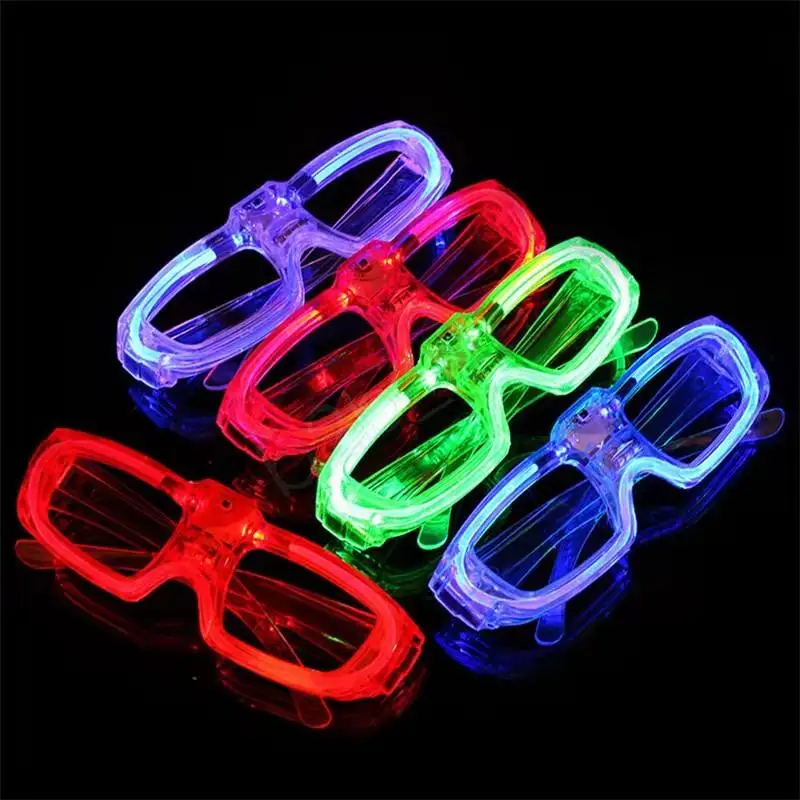 LED Party Glasses Rave Costume Glasses Party DJ Glasses Birthday Decoration
