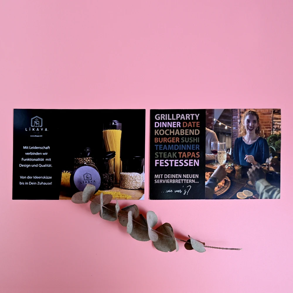 High Quality Custom Printing Shopping Feedback Review Card Thank You Card For Small Business With Your Own Design