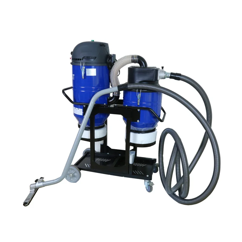 auto clean industrial vacuum cleaner with drop down plastic bag