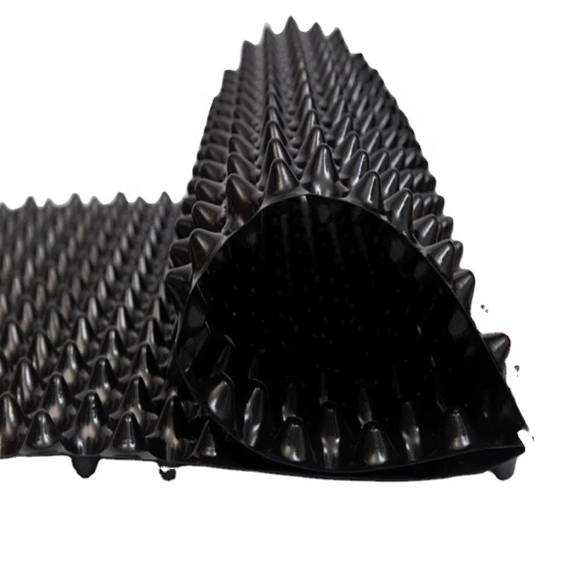 Пластиковая дренажная ячейка листовой коврик плита доска система с зеленой