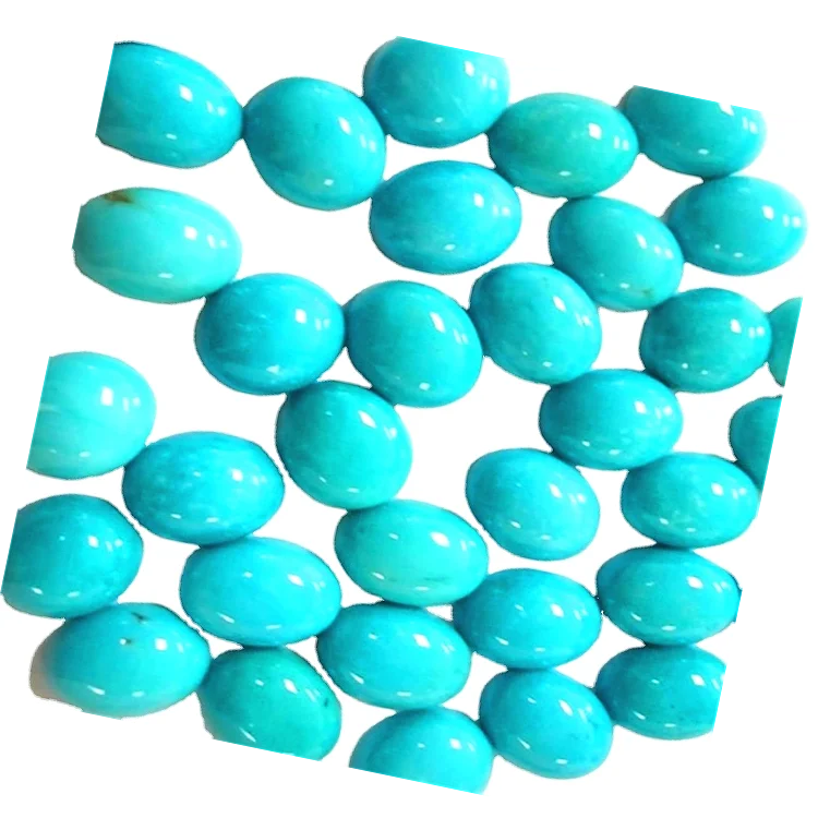 Rare turquoise cabochon stones  100% Natural Turquoise Gemstone