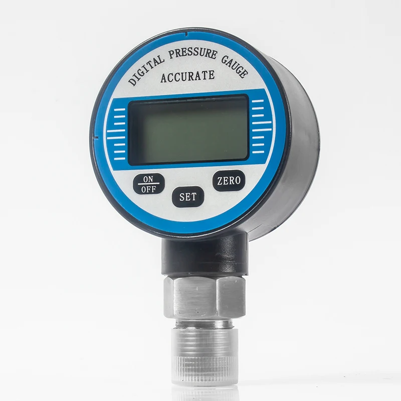 High stability digital display gas test electric contact temperature pressure gauge