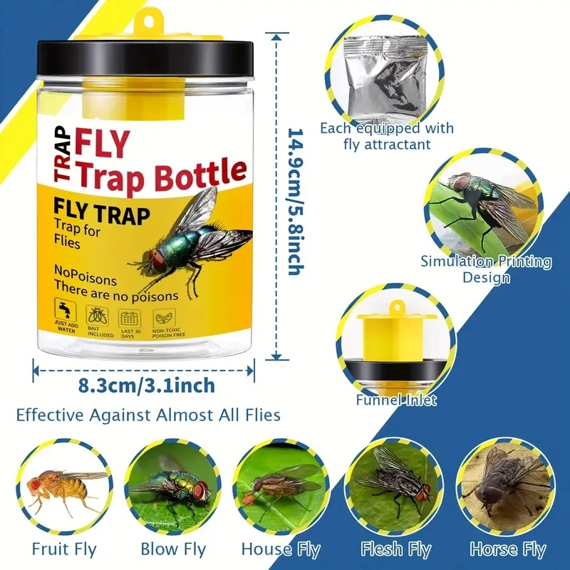 Reusable Wasp Trap Bottle Fly repeller bottle
