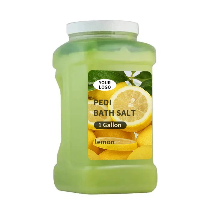 Private Label 1 галлон педикюр мелкая соль Педи Ванна для ног молоко мед Замачивание