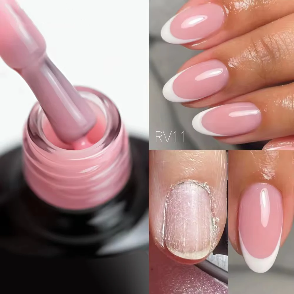 OEM/ODM high-end customized primer soaked UV/LED camouflage color rubber odorless Topandbase Coat for gel nail design