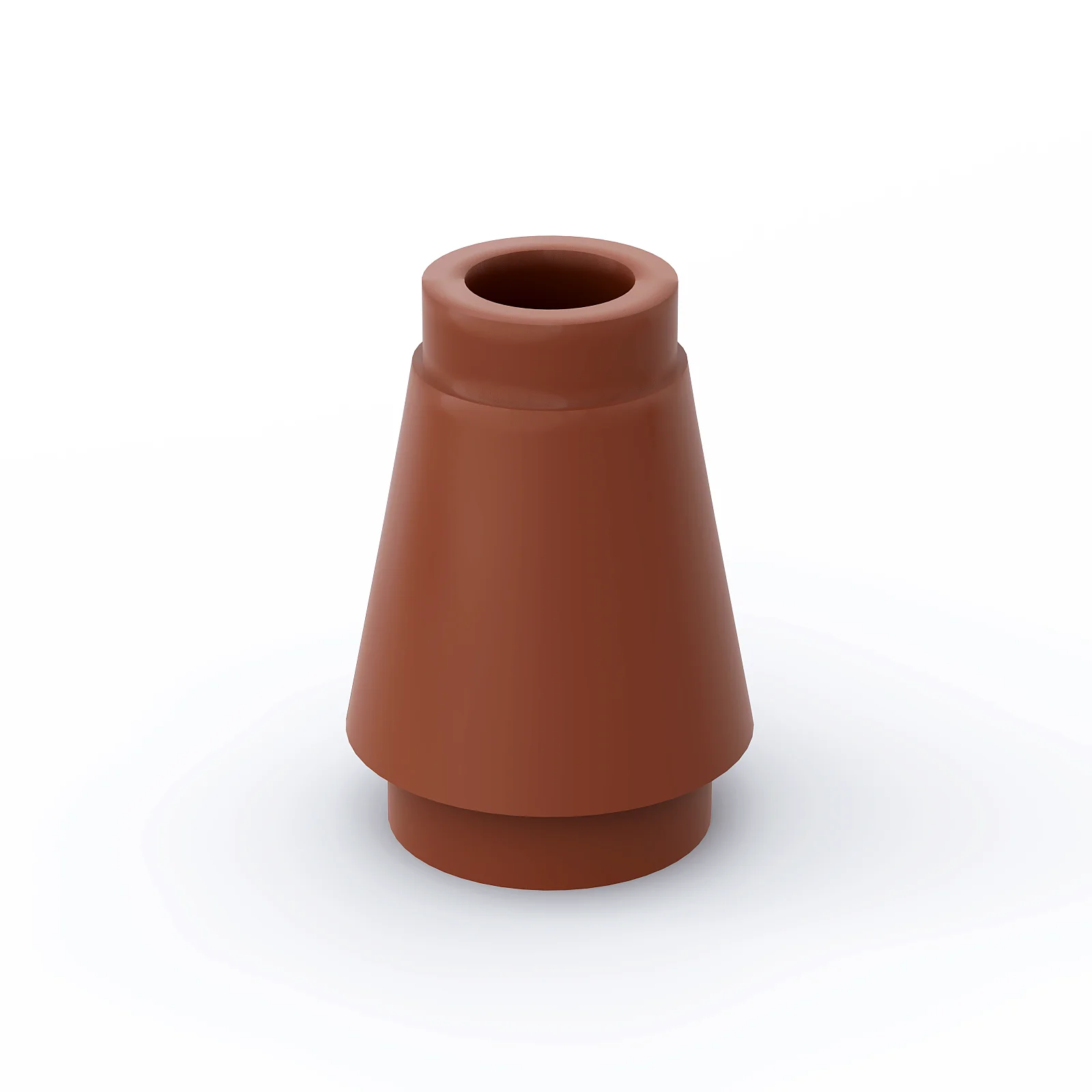 Bebricks 4589 Building parts Series Brick Cone 1x1 without Top Groove building block parts 1*1 bricks parts