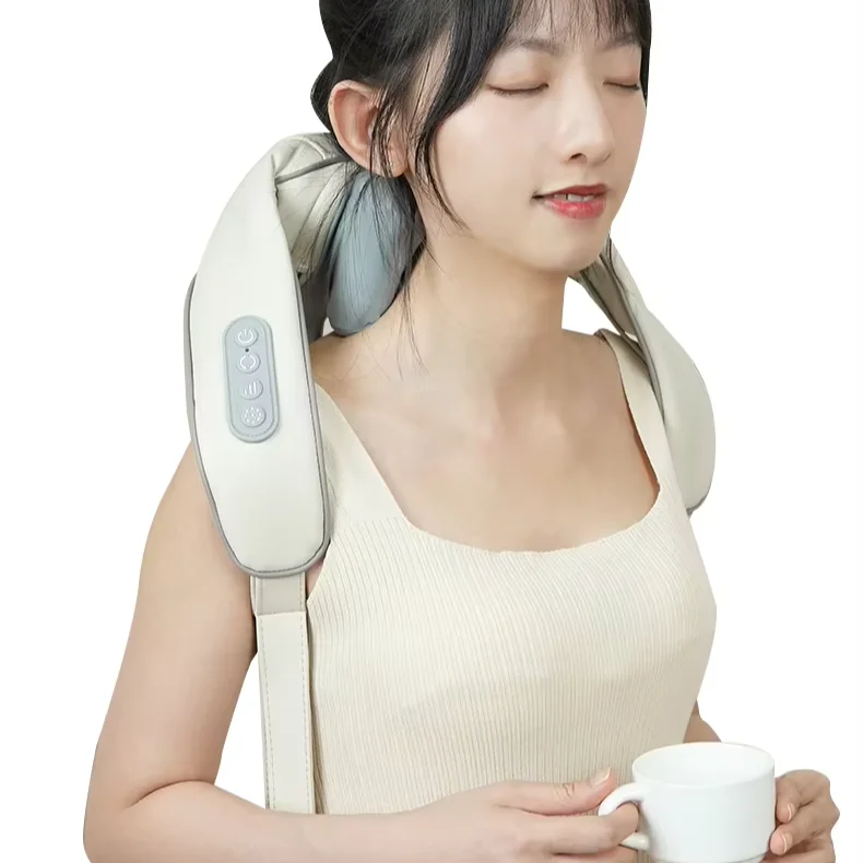 Factory Outlet Wireless Shiatzu U Shaped Shoulder Massager Deep Kneading Relieve  Shoulder Massager Neck Back