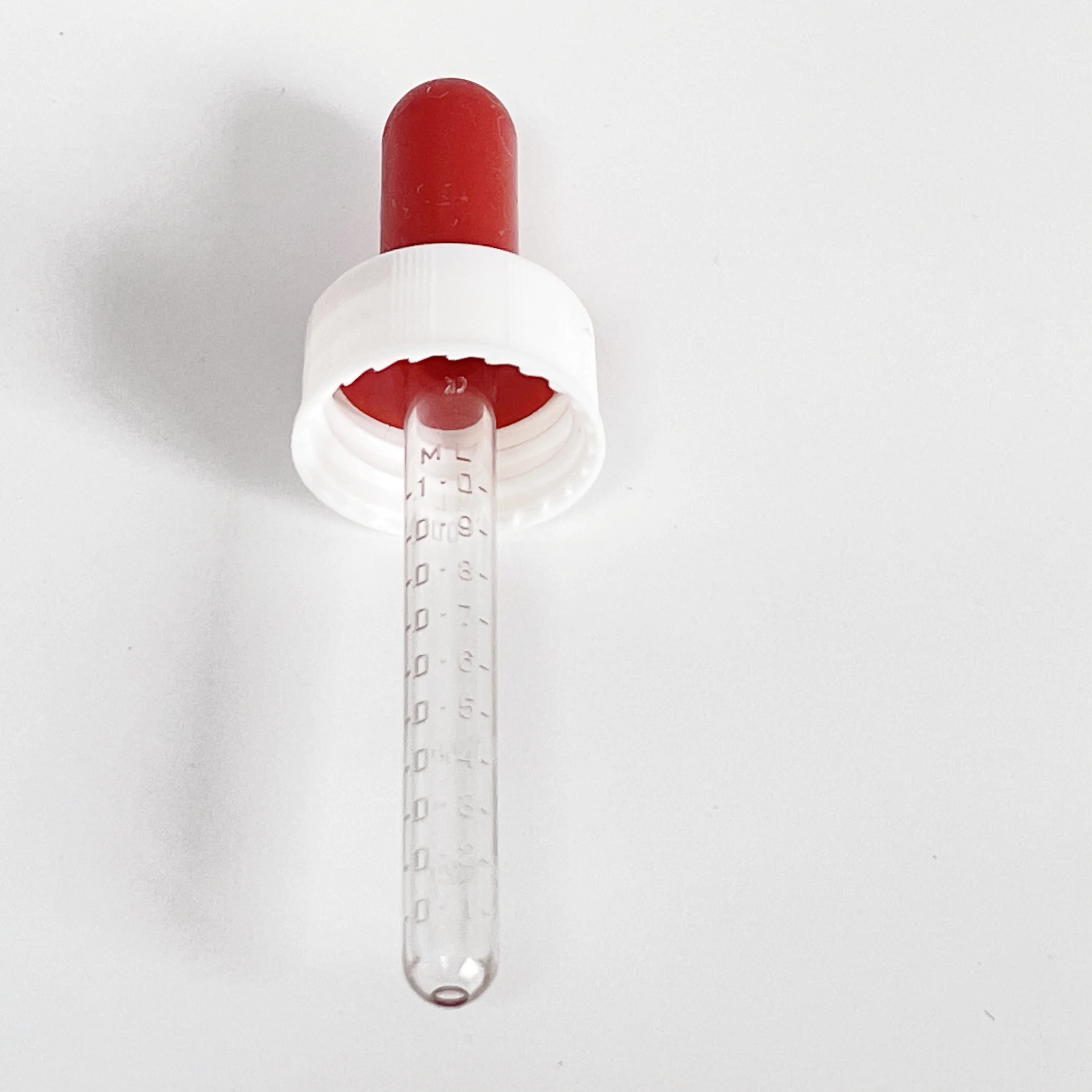 Factory !20/400 PP Plastic red Dropper Cap With Pipette