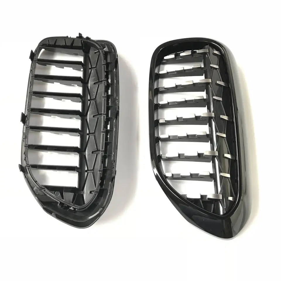 Glossy Black Grille Abs Material Front Grill For Bmw 5 Series E39 Car Front Grille