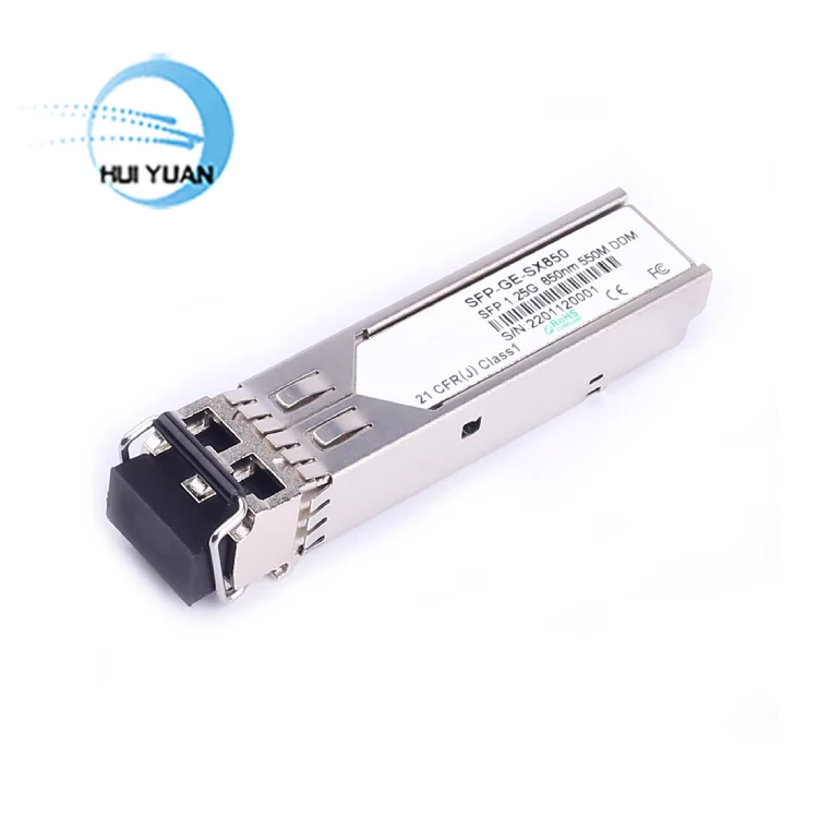 Media Converter 550m Multi Mode MMF Duplex LC 1 Set 1.25Gbps SFP Transceiver