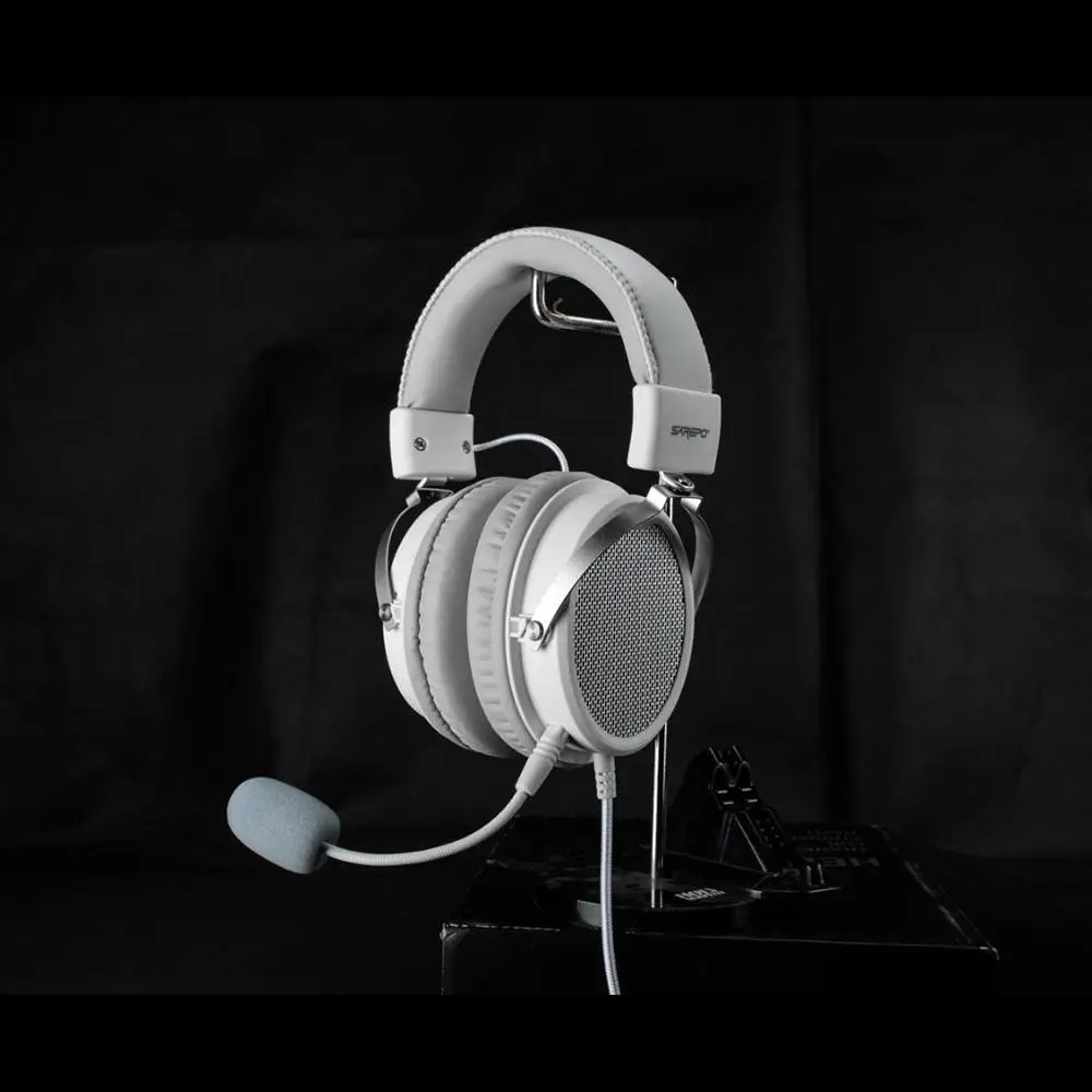 Professional Rog Wired 3.5mm Plug 50mm Metal Gaming Headset On-Ear Headphones