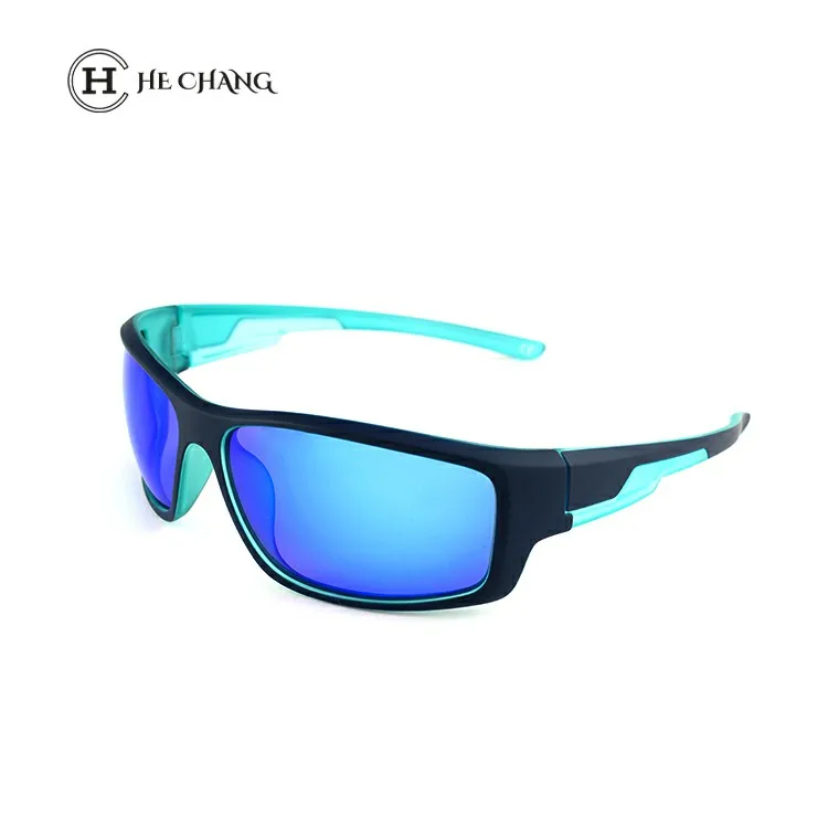 2021 Top sale sport unbreakable PC sunglasses UV400 polarize OEM PC sport sunglasses for men