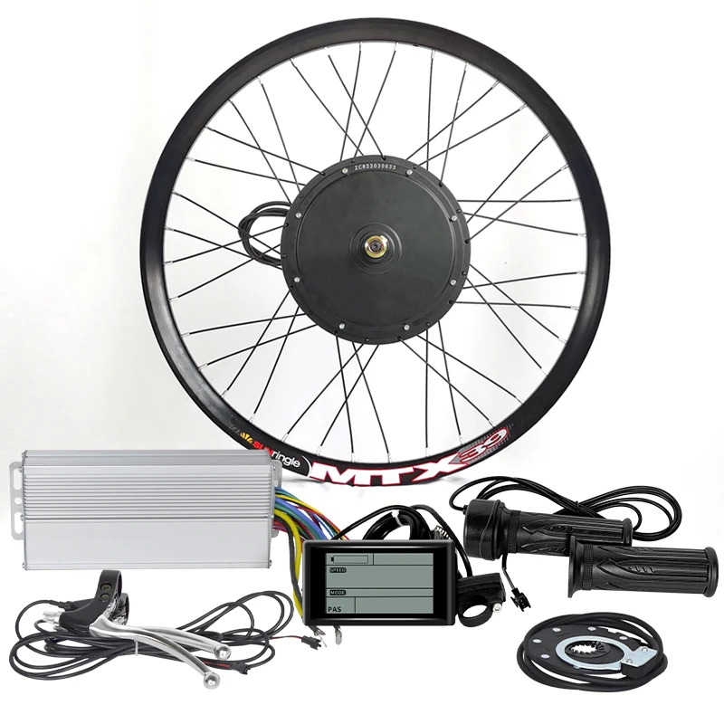 Quick Delivery 1000w electric bike kit MTX 1500w 2000w controller front and rear 48v ebike electric bike conversion kit