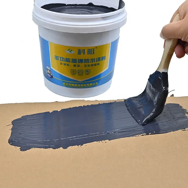 white water-based polyurethane waterproof coating for basement and concrete roof