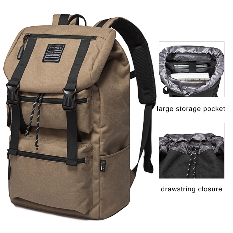 Factory hot sell new wholesale cheap laptop bags rucksack drawstring men waterproof laptop school backpacks