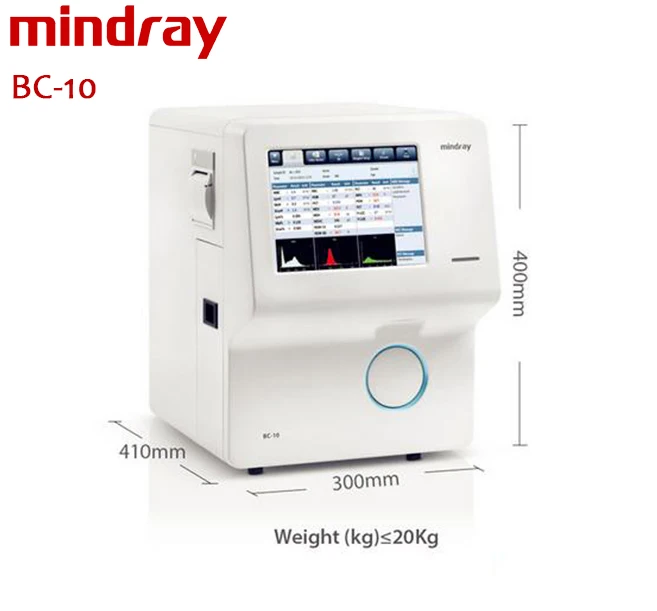 Mindray BC-10 3 diff hematology analyzer for medical laboratory equipment