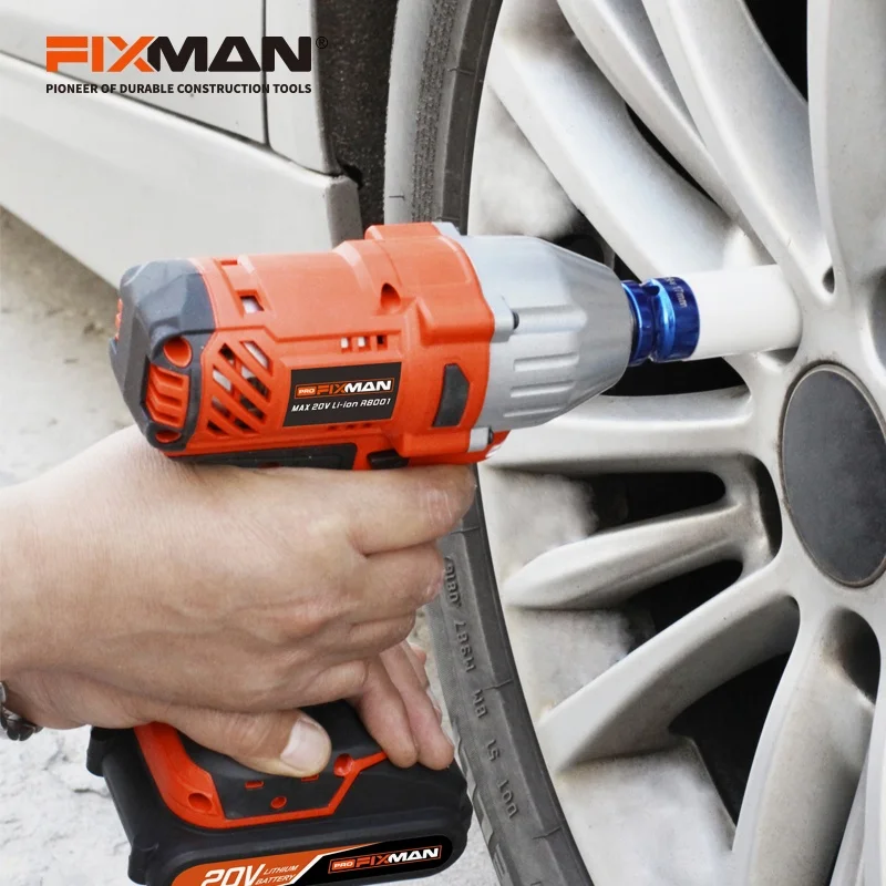 Аккумуляторный ударный гаечный ключ FIXMAN, 20 в, 1/2 дюйма