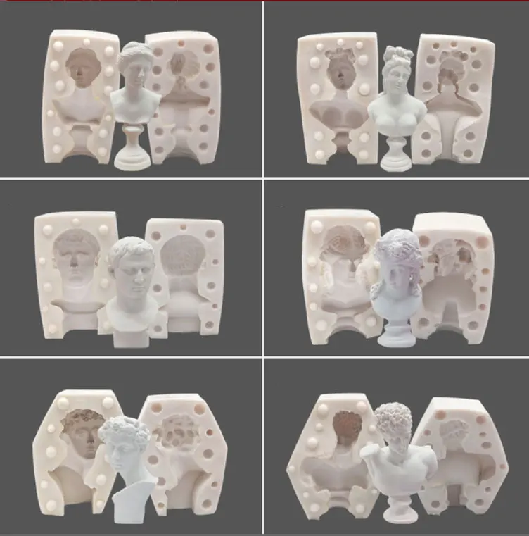 3D Силиконовая форма S3 для гипса Силиконовые формы ручной работы скульптуры силиконовая статуи рукоделия «сделай сам»