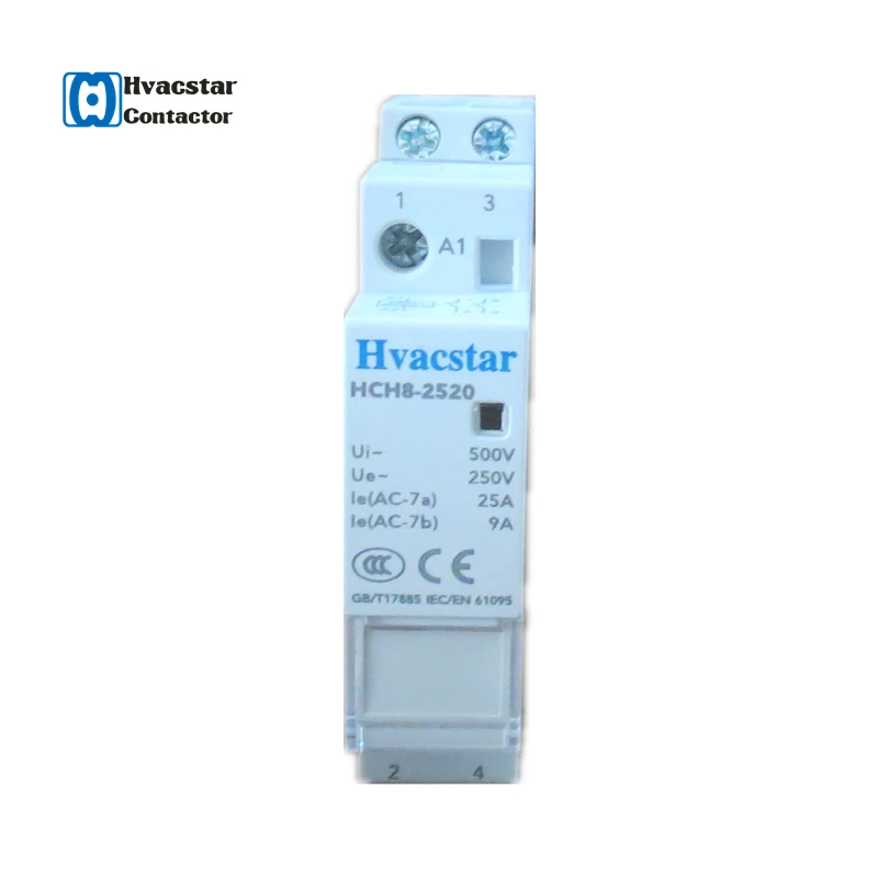 HCH8 Series HCH8-2520 Modular Mini contactor  HVAC  Magnetic AC Contactor electronic components
