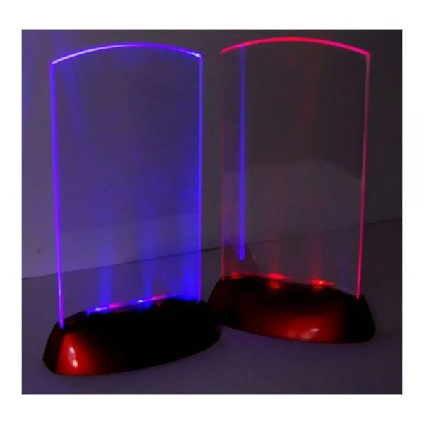 Acrylic Led Table Stand Menu Holder, LED Lighting Menu Stand Display Holder for Bar, Restaurant
