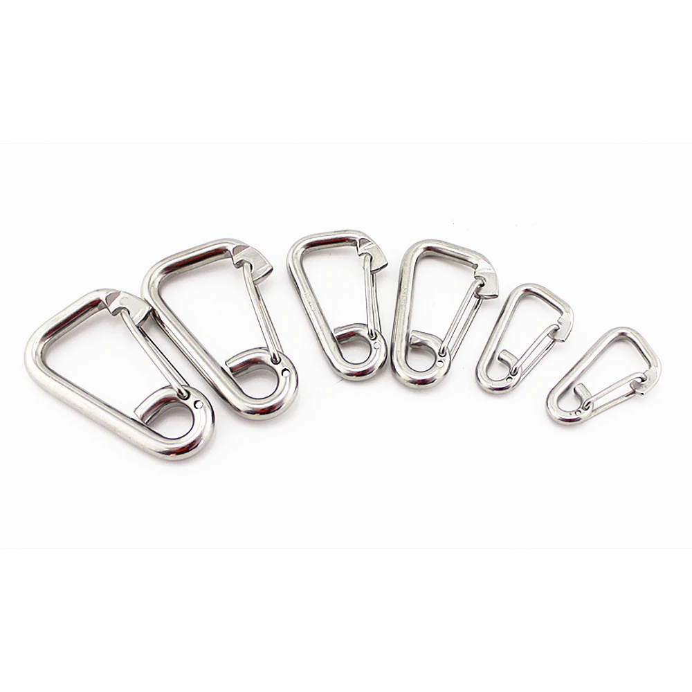 Stainless Steel Spring Snap Hook swivel carabiner hook swivel snap hook