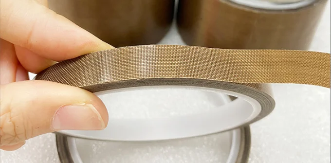 CHPJ-30 Model Waterproof Insulation Nonstick PTFE Fiberglass Glass Fabric Cloth 300 degree silicone heat sealing tape